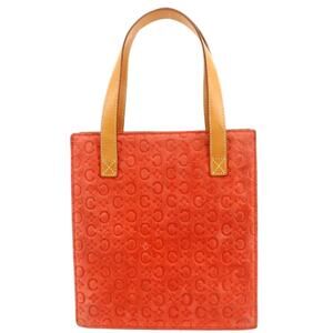 💎✨Beautiful✨💎Authentic CELINE C Macadam Suede Leather Tote Bag Hand Bag